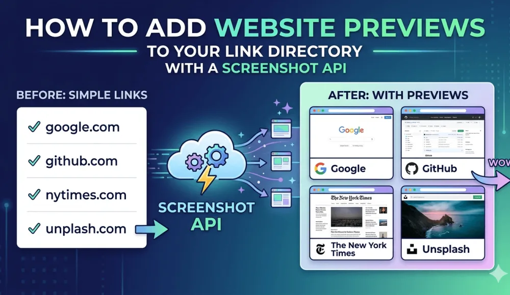 Build a Link Directory with Auto-Generated Thumbnails