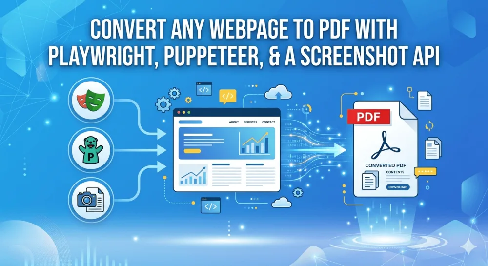 3 Ways to Convert a Webpage to PDF (Working Code)
