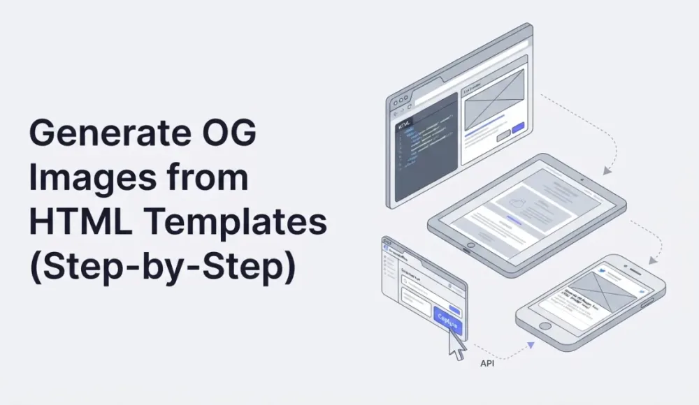 Generate OG Images from HTML Templates (Step-by-Step)
