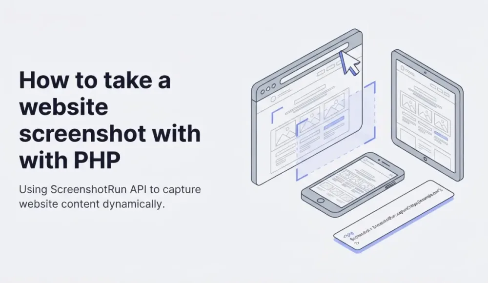 How to take a website screenshot with PHP