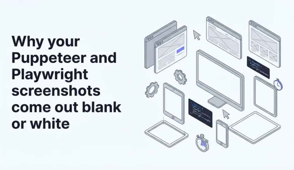 Why your Puppeteer and Playwright screenshots come out blank or white